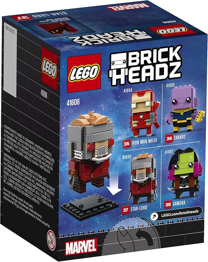 LEGO BrickHeadz Star-Lord 41606 Building Kit (113 Piece)