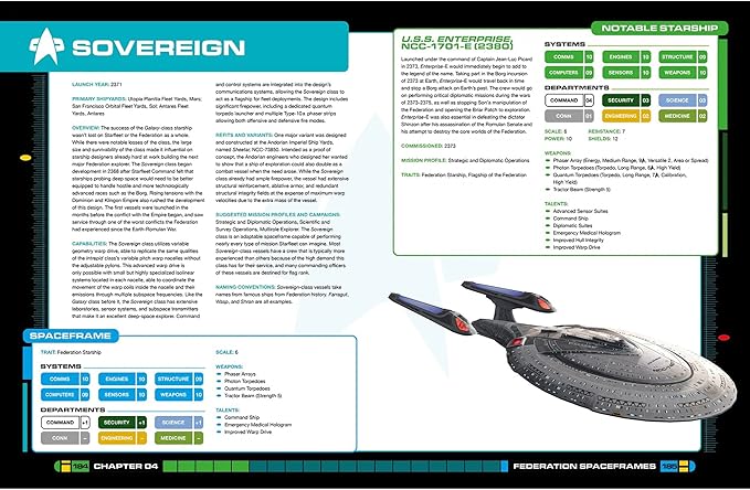 Modiphius Entertainment Star Trek Adventures: Utopia Planitia Starfleet Sourcebook - Hardcover Expansion RPG Book Medium