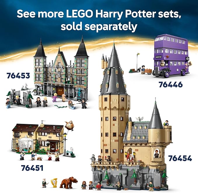 LEGO Harry Potter Quality Quidditch Supplies &amp Ice Cream Parlour - Kids Toy - Diagon Alley Building Set for Boys and Girls 8+ - Harry Potter Collectible - Gift Idea for Birthdays - 76452