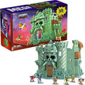 MEGA Masters of The Universe Building Set Castle Grayskull with 3508 Pieces 6 Poseable Micro Action Figures 13+ Inches Tall for Adult Collectors