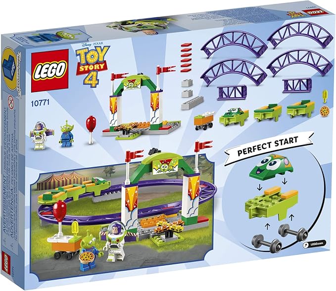 LEGO | Disney Pixar's Toy Story 4 Carnival Thrill Coaster 10771 Building Kit (98 Pieces)