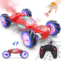 Dysaim Spider Remote Control Car Gesture Sensing RC Stunt Cars Toys for Boys Ages 4-12 360° Rotate Transform Drift with Lights Music Sprayer 2.4Ghz Hand Controlled Car Birthday Gifts
