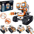 5 in 1 STEM Robotics Building Kit 560 PCS APP/Remote Control Robot Toy Building Block Sets Compatible with Lego Robot Control &amp Programming Coding Robotic Toys Birthday Great Gifts for Boys 8-1