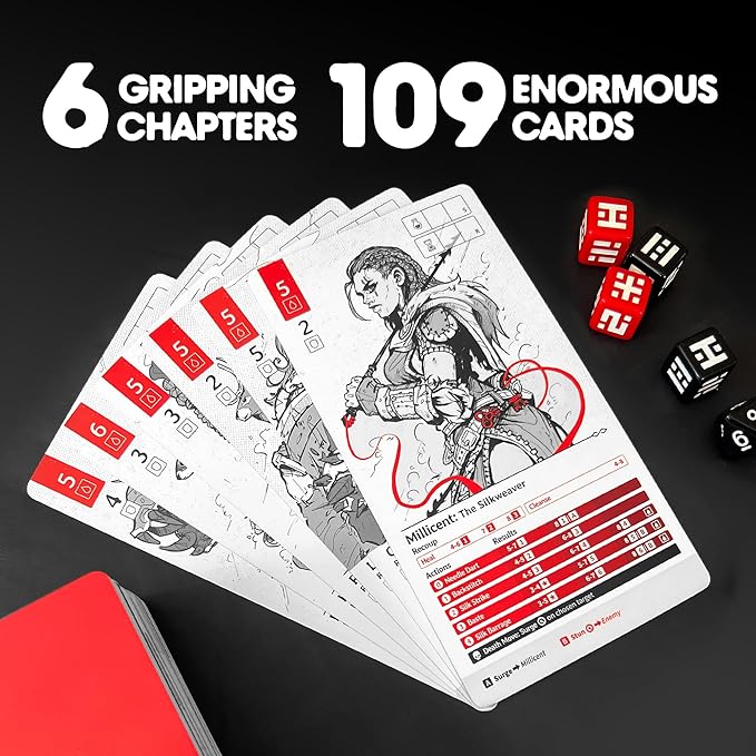 Spire's End: Volume 1 Card Game Add to Your Choose-Your-Path Horror Adventure and Strategy Board Games Immersive Solo or Cooperative Play for Ages 16 and Over 1-2 Players 60-90 Minute Playtime