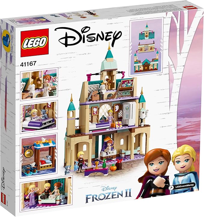 LEGO Disney Frozen II Arendelle Castle Village 41167 Toy Castle Building Set with Popular Frozen Characters for Imaginative Play (521 Pieces)