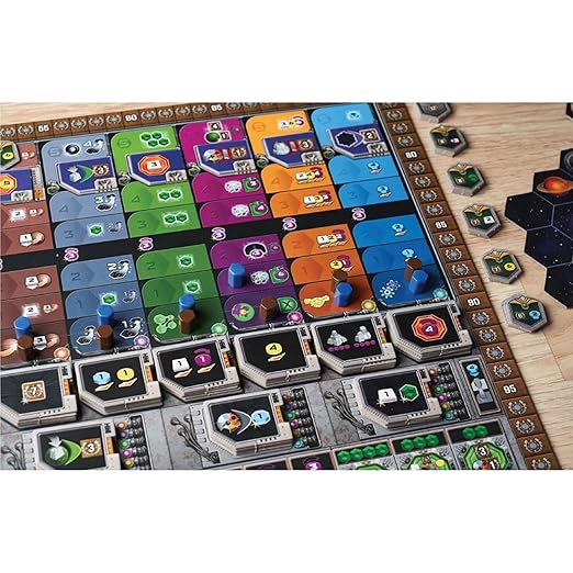 Gaia Project Board Game by Capstone Games – Strategy Space Exploration Game Terraforming &amp Space Colony Game Sci-Fi Faction Game for Adults 1-5 Players Advanced Strategy High Replay Value