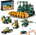 5 in 1 STEM Robot Toys Building Kits for Kids Ages 6-14 App &amp Remote Control STEM Harvester/Plowing Cart/Water Truck Robot Building Set Programmable Transformers RC Robotics Gifts for Kids Boys