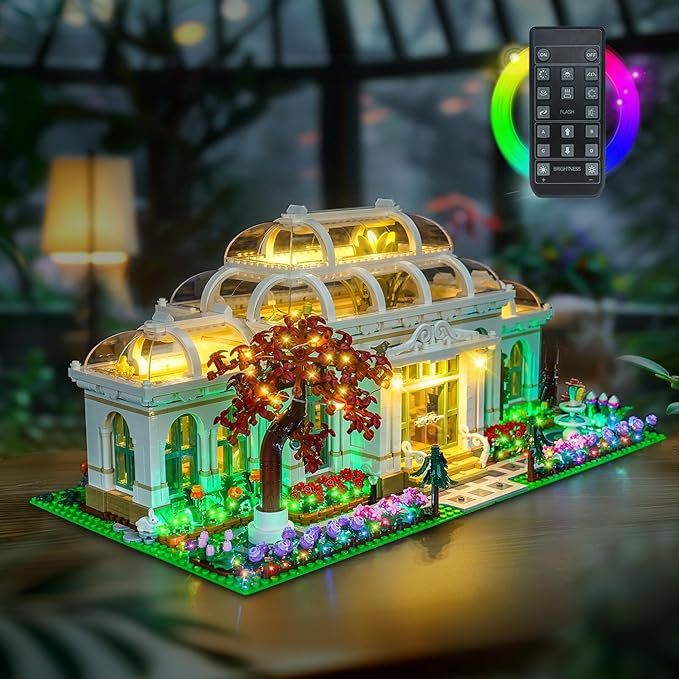 BrickBling LED Light Compatible with Lego The Botanical Garden Creative Lighting Kit Compatible with Lego 21353-No Bricks (RC Version Light)