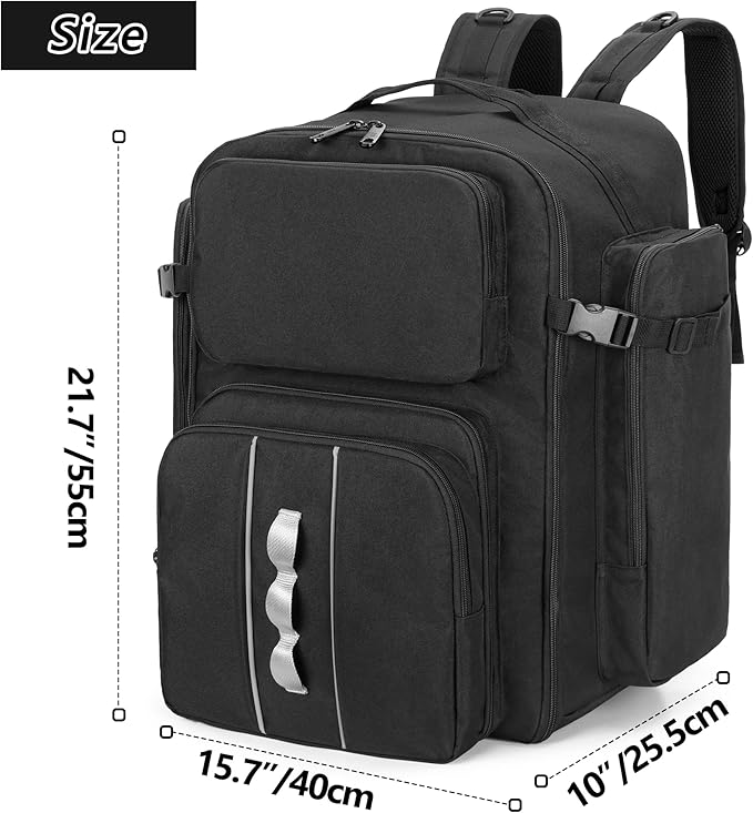 RC Backpack for 1/10 Car RC Storage Bag with Multi Pockets for Tools and Other Accessories Easy Carrying with Adjustable Shoulder Strap (Patent Design)