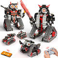 5 in 1 STEM RC Robot Building Kit APP &amp Remote Control Samurai/Ninja Blocks 419 Pcs Erector Set RC Toy for Kids DIY Build Science Educational Gift for Age 6 7 8 9 10 11 12+ Boys &amp Girls