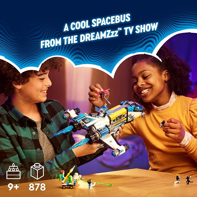 LEGO DREAMZzz Mr. Oz’s Spacebus Building Set Spaceship Toy for Kids Space Shuttle School Bus Unique Space Travel Gift for 9+ Year Olds 71460