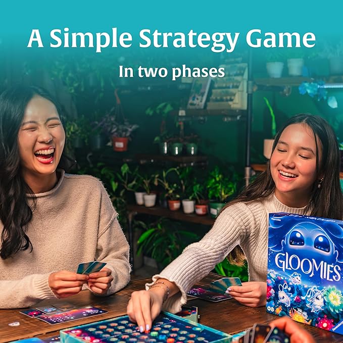 Ravensburger 24617 - Gloomies - Simple Strategy Game for Families Adults and Children - Board Game for 2-4 Players Aged 10+