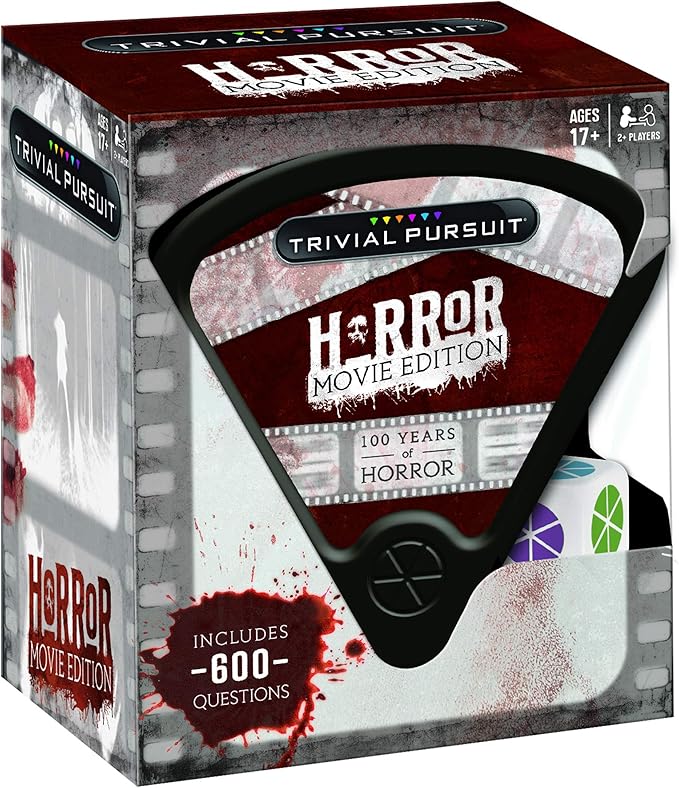 Trivial Pursuit: Horror Movie Edition | Questions from Classic Horror Films | Board Game for Fans of Horror Movies