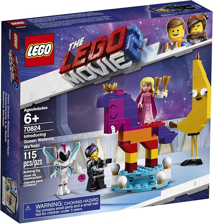 LEGO THE LEGO MOVIE 2 Introducing Queen Watevra Wa’Nabi 70824 Build and Play Kit Creative Building Playset for Girls and Boys 2019 (115 Pieces)