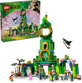 LEGO Wicked Welcome to Emerald City Building Toy - Wicked Toy for Kids Ages 9+ - Gift for Girls and Boys with Tower Model Glinda &amp Elphaba Minidolls - 75684