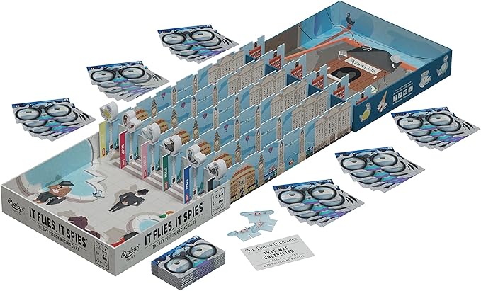 Ridley's Games: If Flies It Spies | The Spy Pigeon Racing Game | Family Strategy Game | for 2-6 Players and Age 8+ with a 20-Minute Playtime