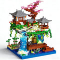 Beego Cherry Blossom Bonsai Tree Architecture Mini Building Kit Set Chinese Peach BlossomArchitecture Building Blocks with Light Japanese Sakura Tree House Gift for Adults Teen(2500PCS)
