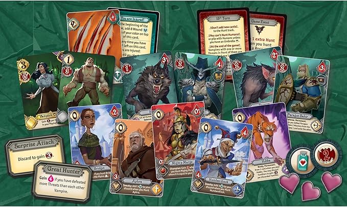 Renegade Game Studios The Hunger: High Stakes Expansion - Deck Building Game Ages 12+ 2-6 Players 60 Min