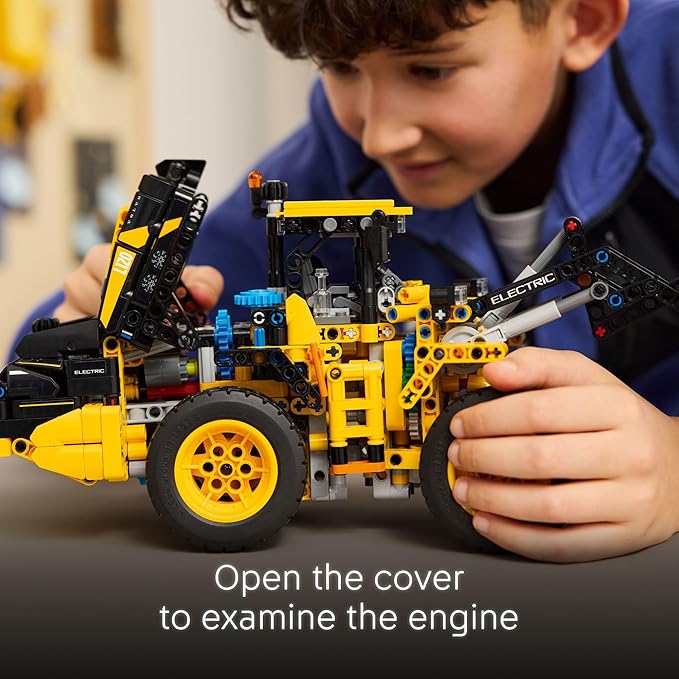 LEGO Technic Volvo L120 Electric Wheel Loader Construction Toy - Pretend Play Building Set - Great Birthday Gift for Boys Girls and Kids 9+ Who Love Vehicle Playsets - 42209