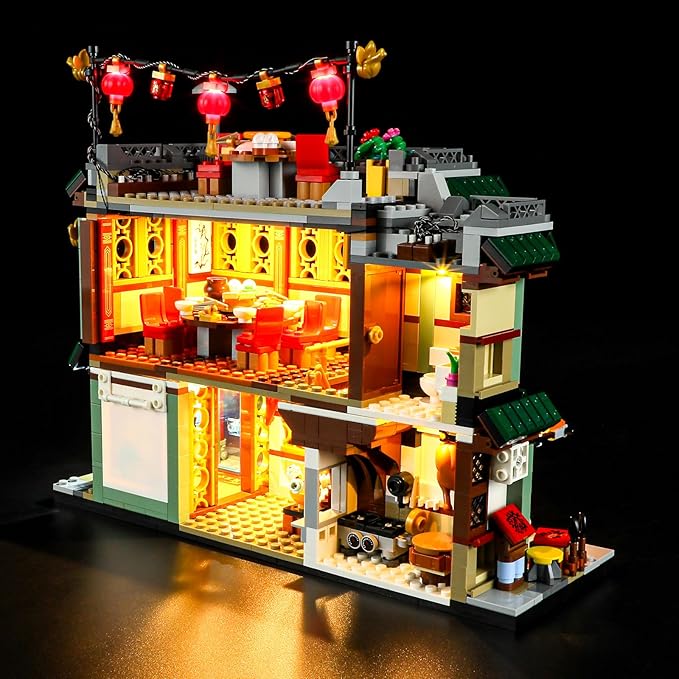 BRIKSMAX Led Lighting Kit for Lego-80113 Family Reunion Celebration - Compatible with Lego Spring Festival Building Set- Not Include Lego Set