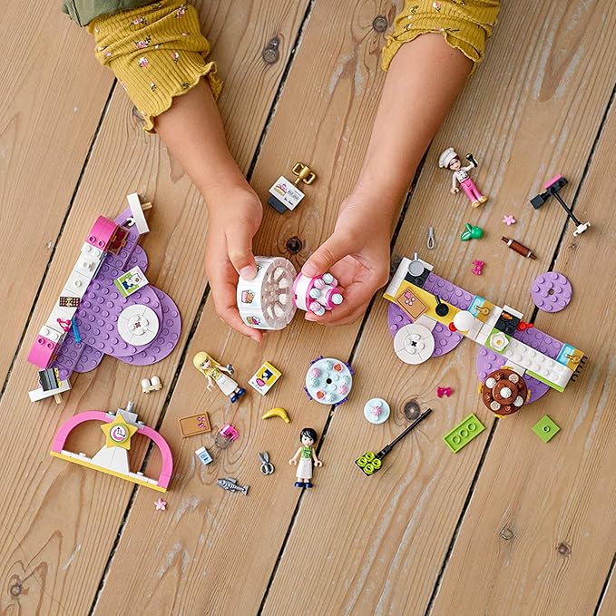 LEGO Friends Baking Competition 41393 Building Kit Set Baking Toy Featuring 3 Friends Characters and Toy Cakes (361 Pieces)