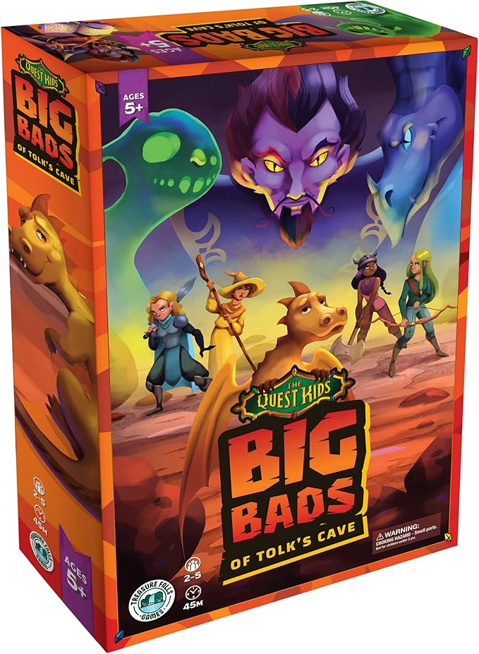 The Big Bads of Tolk's Cave | Treasure Falls Games | A Fantasy Expansion for Kids 5 Years Old and Up