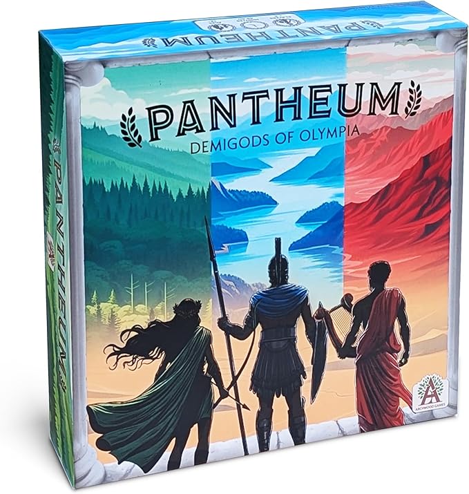 Pantheum: Demigods of Olympia Board Game | Greek Mythology Strategy Game for 1–4 Players | Ages 12+ | 45–60 Min Playtime | Great Board Games for Family Night | Base Game