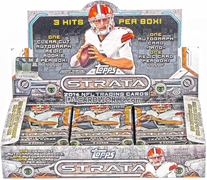 Topps 2014 Strata NFL Trading Cards Hobby Box