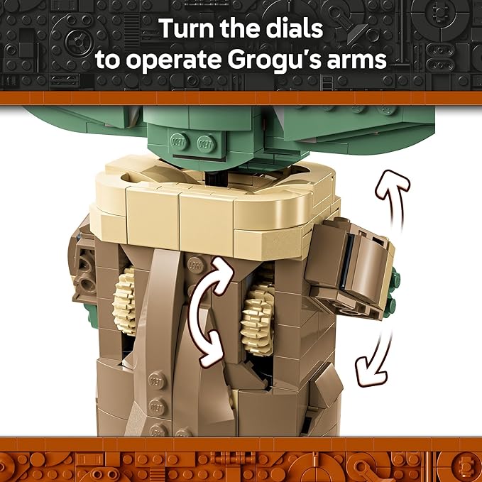 LEGO Star Wars Grogu with Hover Pram Building Toy Set - Star Wars Toy for Kids Boys &amp Girls Ages 10+ - Gift Idea for Birthday - 75403