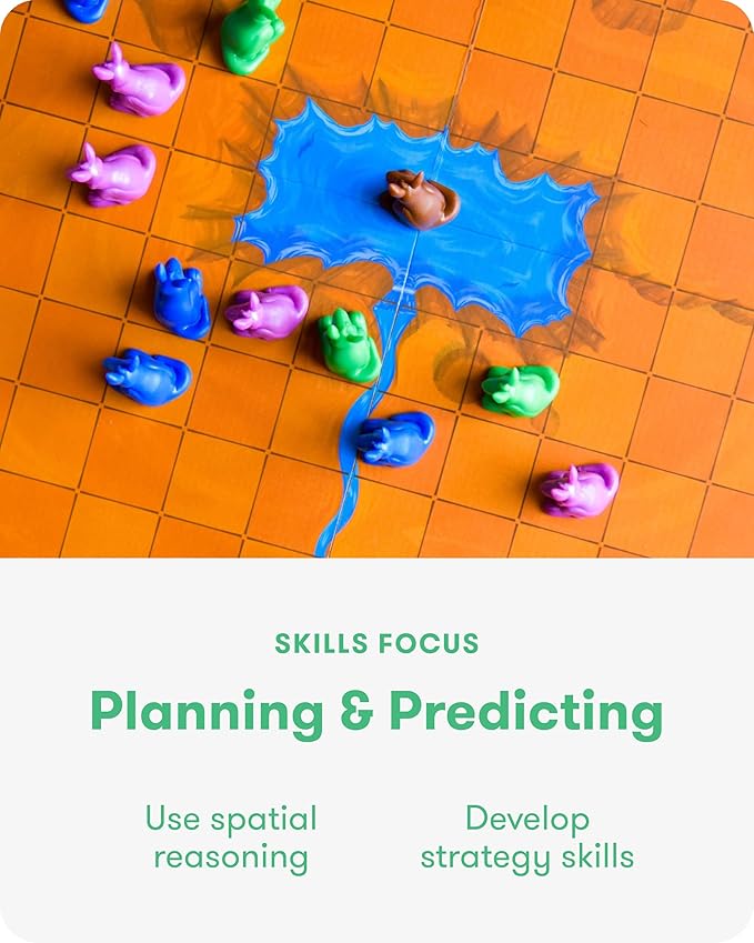 SimplyFun High Tail It Strategy Board Game - Kangaroo Jumping Game for Kids and Families - Ages 10+ 2-4 Players
