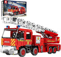 Reobrix Fire Engine Truck Building Blocks SetAPP Remote Control RC Fire Engine Toy Set 22005Emergency Vehicle Building Toys Large Fire Truck Model Car Toy for Adult3047 PCS