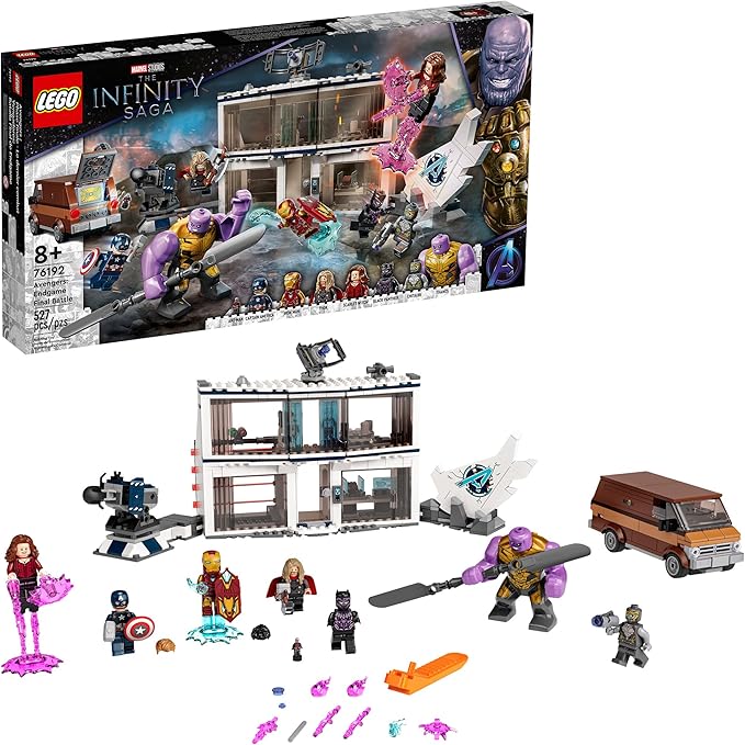 LEGO Marvel Avengers: Endgame Final Battle 76192 Collectible Building Kit Battle Scene at The Avengers’ Compound New 2021 (527 Pieces)