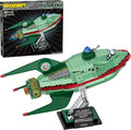 Brickcraft Futurama Planet Express Ship Brick Building Kit (382-Piece Set) Sci-Fi Collectible Display Model Futuristic Toy Brick Set for Adults Teens and Fans of Animated TV