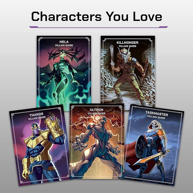 Ravensburger Marvel Villainous: Infinite Power Strategy Board Game - Engaging Brain Teaser for Ages 12 &amp Up | Unique Marvel Characters | Adjustable Difficulty | Great for Marvel Fans