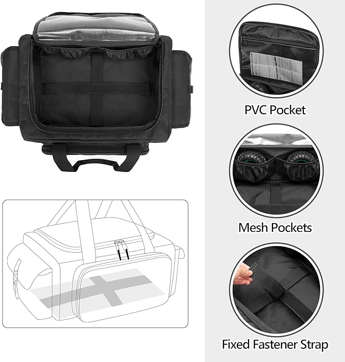 RC Storage Bag for 1/14 1/16 and 1/18 Car RC Carry Case with Tool pockets for Easy Storage and Transport (Patent Design)