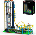 Mould King 11031 Roller Coaster Building Kit Space Elevator Track Construction Blocks Toys with Motors Ideal Gift Toy for Adult (3118 Pieces)