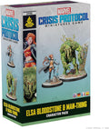 Marvel: Crisis Protocol Elsa Bloodstone &amp Man-Thing Character Pack - Adds New Legion of Monsters Leadership! Tabletop Superhero Game Ages 14+ 2 Players 90 Min Playtime Made by Atomic Mass Game