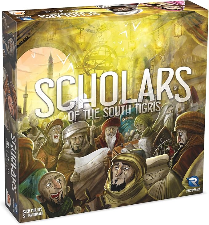 Renegade Game Studios: Scholars of the South Tigris Strategy Board Game Standalone Worker Placement 2-4 Players 60-90 Mins