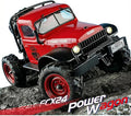 EAZYRC FMS FCX24 Power Wagon 1/24 RC Crawler Brushed 4x4 RTR Rock Crawler with Portal axle 2-Speed Transmission PC Hard Body – RC Car for Adults and Gift
