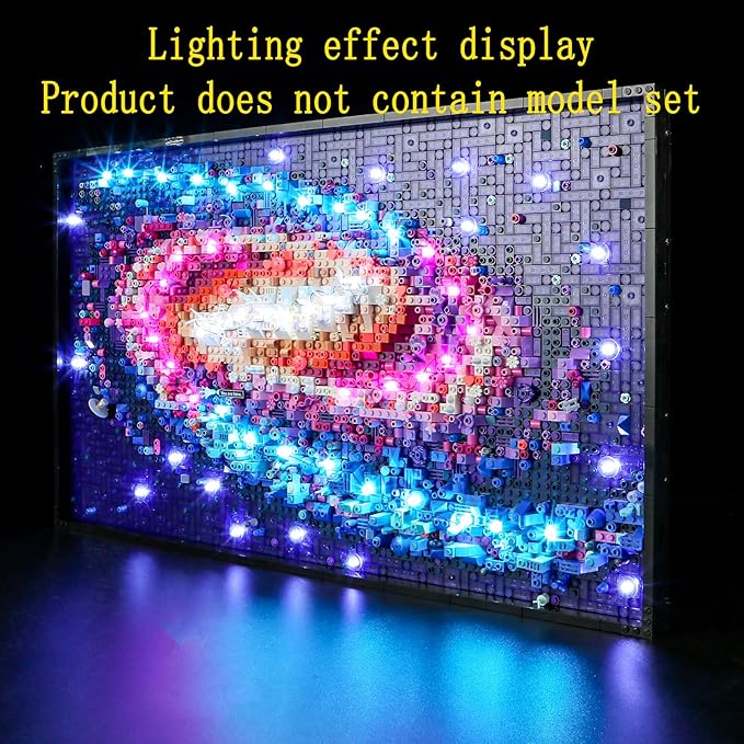LED Light Kit Compatible with Lego The Milky Way Galaxy - Lighting Set for Art 31212 (Model Set Not Included)