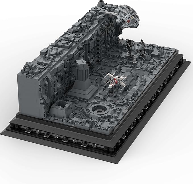 Micro Space War View Building Block SetCreative Activity Hobbies Display for Teens &amp AdultsMOC Dead Star Trench Battle Bricks Creative Hobby &amp Home Decor(3858 Piece)