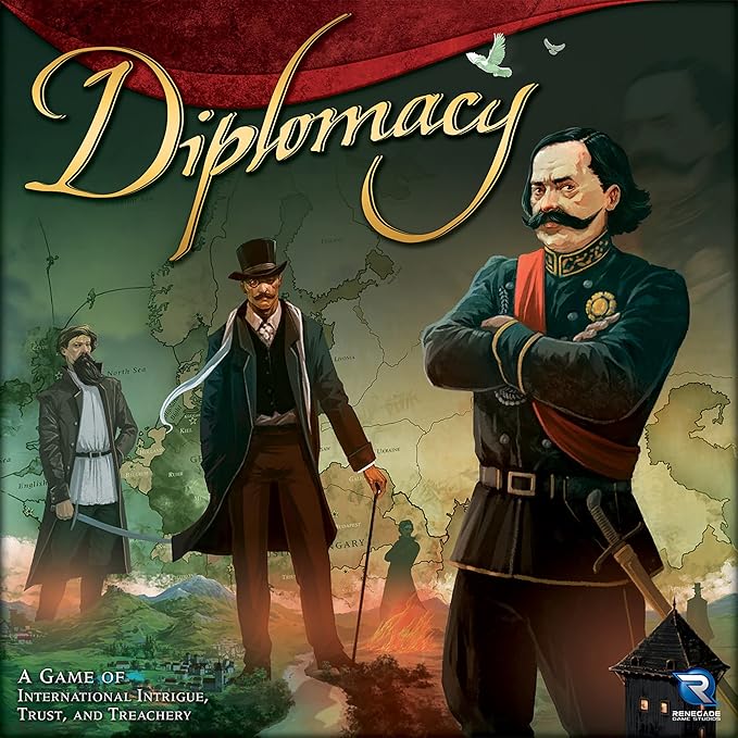 Renegade Game Studios Diplomacy Board Game by Renegade - Strategy Game of Alliances &amp Betrayal European Negotiation Game Ages 12+ 2-7 Players