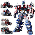 HIGH GODO Transforming Robot Building Set 4in1 Transforming Mech Truck Building Kit Cool Robots Toys Gifts for Teens Adults 14+ (649 Pieces)