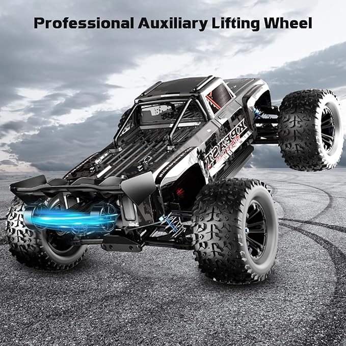 1/12 Brushless Fast RC Car for Adults 4WD Electric Off-Road RC Monster Truck 60KM/H High Speed RC Car W/Hobbywing ESC Flysky FS-G4P 3S Lipo for Hobby RTR Toy Gifts