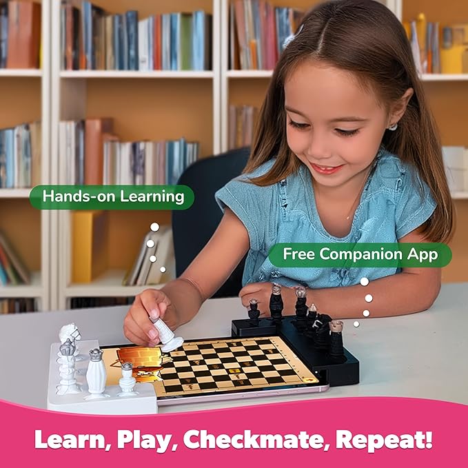 PlayShifu Tacto Chess – App-Based Interactive Chess with Real Figurines | STEM Learning &amp Educational Toy for Ages 6+ | Story-Based Puzzles | Gift for Boys and Girls