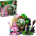 LEGO Wicked Elphaba &amp Glinda Figures Building Toys - Wicked Toys for Kids Girls &amp Boys Age 10+ - Buildable Wicked Dolls - Birthday Gift Idea - 75682