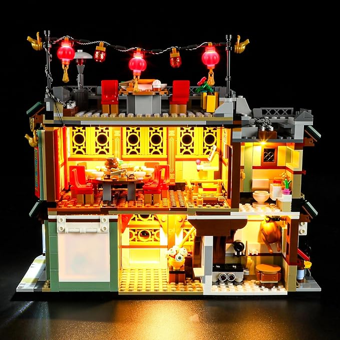 BRIKSMAX Led Lighting Kit for Lego-80113 Family Reunion Celebration - Compatible with Lego Spring Festival Building Set- Not Include Lego Set