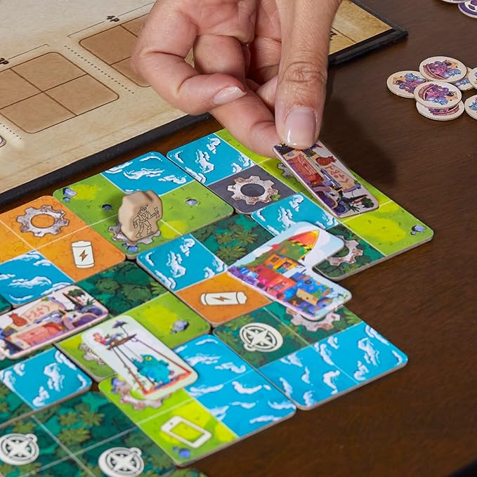 Life in Reterra Strategy Board Game | A Community (Re) Building Game | Ages 10+ | 2 to 4 Players | 35 Mins. Avg. | Games for Adults &amp Families