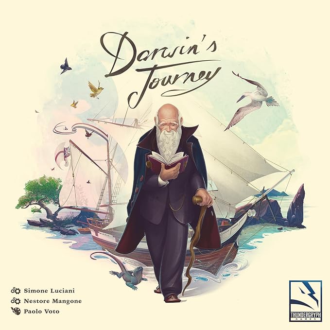 Darwin's Journey Board Game - Evolutionary Strategy Game of Exploration Discovery and Adventure Family Fun for Teens &amp Adults Ages 14+ 1-4 Players 30-120 Min Playtime