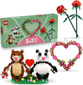 LEGO Hearts &amp Flowers Gift Set: Building Toy for Kids Ages 9+ 3 Sets in 1 for Young Collectors 66817